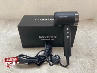 CLOUD NINE THE AIRSHOT PRO HAIR DRYER RRP: £299: LOCATION - BOOTH