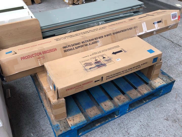 John Pye Auctions JOHN LEWIS & PARTNERS WILTON BUNK BED 90CM IN WHITE