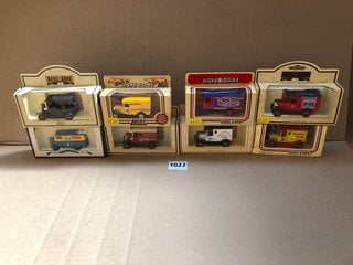 EIGHT ASSORTED LLEDO DAYS GONE DIECAST VEHICLES, ALL BOXED: LOCATION - AR8