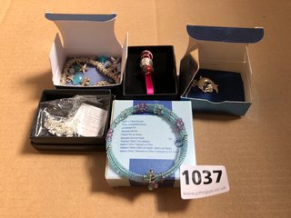 FIVE PIECES OF COSTUME JEWELLERY, UNWORN, ALL BOXED: LOCATION - AR8