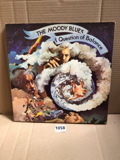 AN ORIGINAL VINYL LP : A QUESTION OF BALANCE - THE MOODY BLUES: LOCATION - AR8