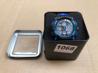 A SKMEI SPORTS WATCH IN TIN: LOCATION - AR8