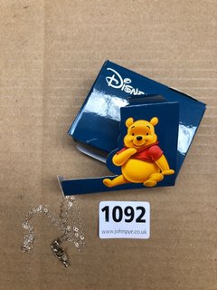 A DISNEY WINNIE THE POOH PENDANT AND CHAIN: LOCATION - AR9