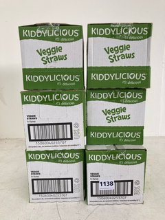 QTY OF KIDDYLICIOUS VEGGIE STRAWS - BBE: 07.2024: LOCATION - BR1