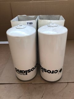 2 X CROSLAND CYLINDER OIL FILTERS: LOCATION - BR8