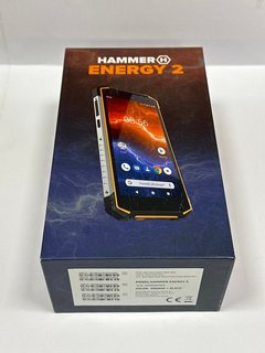 HAMMER ENERGY 2 32 GB SMARTPHONE IN ORANGE + BLACK. (WITH BOX & ALL ACCESSORIES) [JPTM119887]. THIS PRODUCT IS FULLY FUNCTIONAL AND IS PART OF OUR PREMIUM TECH AND ELECTRONICS RANGE