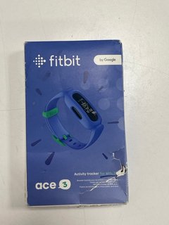 FITBIT ACE 3 ACTIVITY TRACKER IN BLUE. (WITH BOX) [JPTM120020]. THIS PRODUCT IS FULLY FUNCTIONAL AND IS PART OF OUR PREMIUM TECH AND ELECTRONICS RANGE