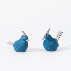 12 X STONE THE CROWS LARGE PAIR OF SONGBIRDS - BLUE - SKU: 896181 - TOTAL RRP £288