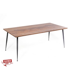 ADAH RECTANGULAR COFFEE TABLE FOR LIVING ROOM FURNITURE, DINING ROOM CENTRE TABLE - RRP £129.99