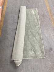 JOHN LEWIS RUG LINEN PLAIN GREEN 170CM