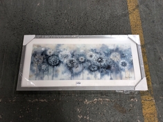 JOHN LEWIS BLUE DANDELION PANEL WALL ART - RRP £165