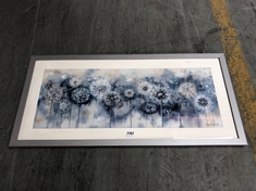 JOHN LEWIS BLUE DANDELION PANEL WALL ART - RRP £165