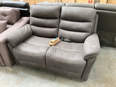 LA-Z-BOY 2 SEATER POWER RECLINER SOFA IN DARK GREY FABRIC