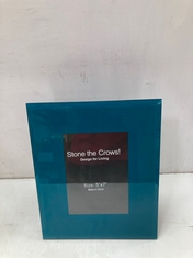 24 X STONE THE CROWS PHOTOFRAME - 5" X 7" - TEAL - SKU: 401610 - TOTAL RRP £144