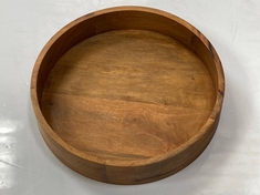 1 X STONE THE CROWS LARGE DEEP ROUND TRAY - SKU: 201404 - TOTAL RRP £95