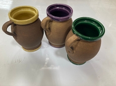 1 X STONE THE CROWS SET OF 3 ASSORTED MEDIUM PITCHERS - SKU: 676410 - TOTAL RRP £55