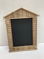 6 X STONE THE CROWS BEACH HUT BLACKBOARD WITH CHALK - SKU: 052010 - TOTAL RRP £228