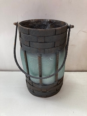 4 X STONE THE CROWS MEDIUM HANDLED LANTERN - SKU: 275205 - TOTAL RRP £160