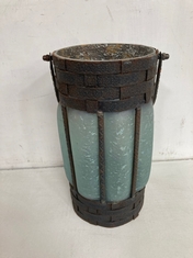 4 X STONE THE CROWS LARGE HANDLED LANTERN - SKU: 275206 - TOTAL RRP £220