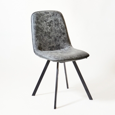 4 X STONE THE CROWS DINING CHAIR - CHARCOAL - SKU: 134407 - TOTAL RRP £540