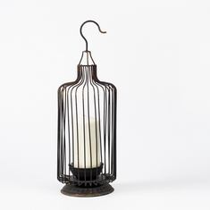 2 X STONE THE CROWS LARGE BIRDCAGE LANTERN - SKU: 743251 - TOTAL RRP £190