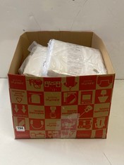 BOX OF ASSORTED BEDDING ITEMS TO INCLUDE ORLA KIELY PAIR OF PILLOWCASES - TINY STEAM SIZE 50CM X 75CM