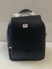 STACKERS PLAIN LAPTOP BACKPACK - NAVY