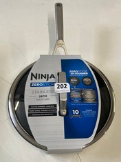 NINJA ZEROSTICK STAINLESS 26CM SAUTE PAN - MODEL: C60126UK