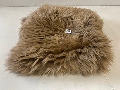 JOHN LEWIS SHEEPSKIN RUG - MOCHA - SINGLE