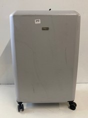 JOHN LEWIS LARGE HARD SHELL SUITCASE IN LIGHT GREY