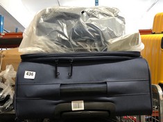 2 X JOHN LEWIS LUGGAGES IN NAVY - SMALL AND MEDIUM