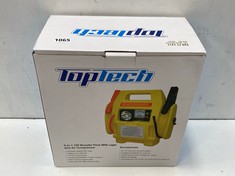 TOPTECH 3-IN-1 12V BOOSTER PACK WITH LIGHT & AIR COMPRESSOR