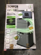 TOWER OZONE GREY 50L RECYCLING SENSOR BIN