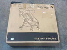 BABY JOGGER CITY TOUR 2 DOUBLE STROLLER PITCH BLACK - RRP £509