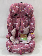 COSATTO ZOOMI 2 I-SIZE GROUP 1/2/3 ISOFIX CAR SEAT UNICORN GARDEN - RRP £149