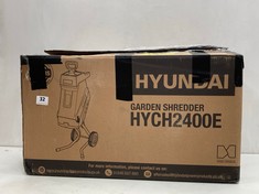 HYUNDAI 2400W 230V 45L ELECTRIC GARDEN SHREDDER HYCH2400E - RRP £139