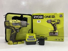 RYOBI 18V ONE+ 3-SPEED CORDLESS IMPACT WRENCH STARTER KIT R18IW3 - RRP £149