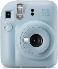 FUJIFILM INSTAX MINI 12 CAMERA (ORIGINAL RRP - £113) IN BLUE. (WITH BOX) [JPTC68994]