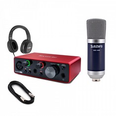 FOCUSRITE SCARLETT SOLO STUDIO AMP (ORIGINAL RRP - £120.00) IN BLACK AND RED. (WITH BOX) [JPTC69299]