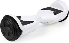 SISIGAD HY-A18 HOVER BOARD (ORIGINAL RRP - £105.00) IN WHITE. (WITH BOX) [JPTC68444]