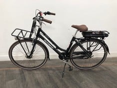 F.LLI SCHIANO E-VILLE ELECTRIC BIKE IN MATTE BLACK - RRP £789