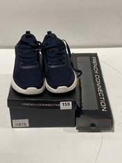 2 X ASSORTED FRENCH CONNECTION CLOTHING/FOOTWEAR TO INCLUDE TRAINERS NAVY/WHITE SIZE 6