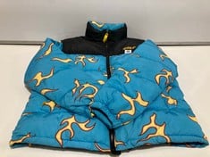 GOLF WANG BLUE FLAME PUFFER COAT SIZE L - RRP £300