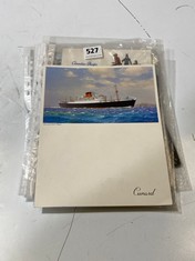 VINTAGE CUNARD LINER MENUS AND EPHEMERA