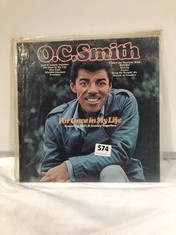 AN ORIGINAL VINYL LP: FOR ONCE IN MY LIFE - O.C. SMITH