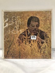 AN ORIGINAL VINYL LP: AT HOME - O.C. SMITH