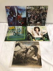 5 X ASSORTED VINYL RECORDS TO INCLUDE ROD STEWART: A NIGHT ON THE TOWN