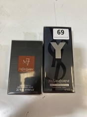 2 X ASSORTED YSL FRAGRANCES TO INCLUDE M7 EAU CDE TOILETTE 80ML