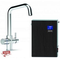 1 X TRE MERCATI BOILING WATER TAP IN CHROME WITH 4 IN 1 FEATURES AND BOILER TANK INCLUDES ONE REPLACEMENT FILTER - RRP £1300