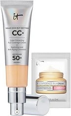 10 X IT COSMETICS YOUR SKIN BUT BETTER CC+ CREAM WITH SPF50 + CONFIDENCE IN A CREAM .